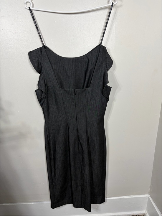 Calvin Klein Dresses & Skirts - Calvin Klein Black‎ Midi Dress Ruffle Sleeve Detail Little Black Dress LBD Party